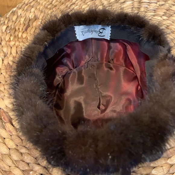 Vintage Bamburger’s Brown Mink Hat - Picture 6 of 8